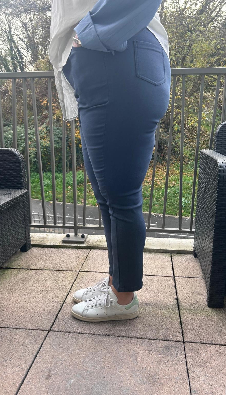Jegging jean doublé polaire