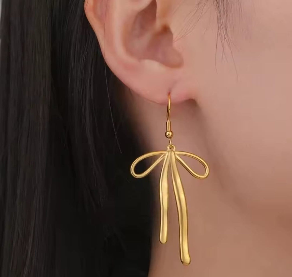 Boucles d'oreilles noeuds