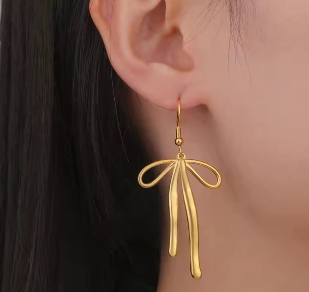 Boucles d'oreilles noeuds