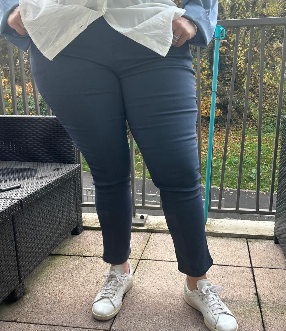 Jegging jean doublé polaire