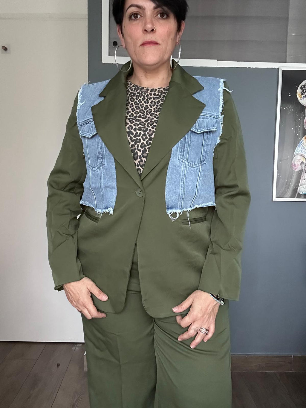 Tailleur stylé avec jean
