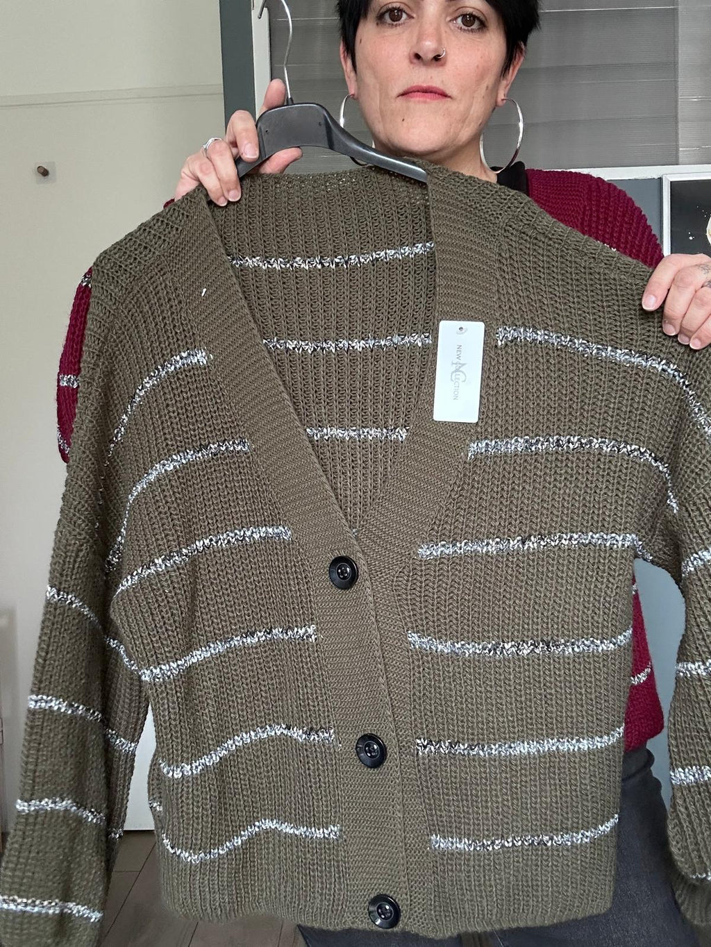 Gilet à rayures