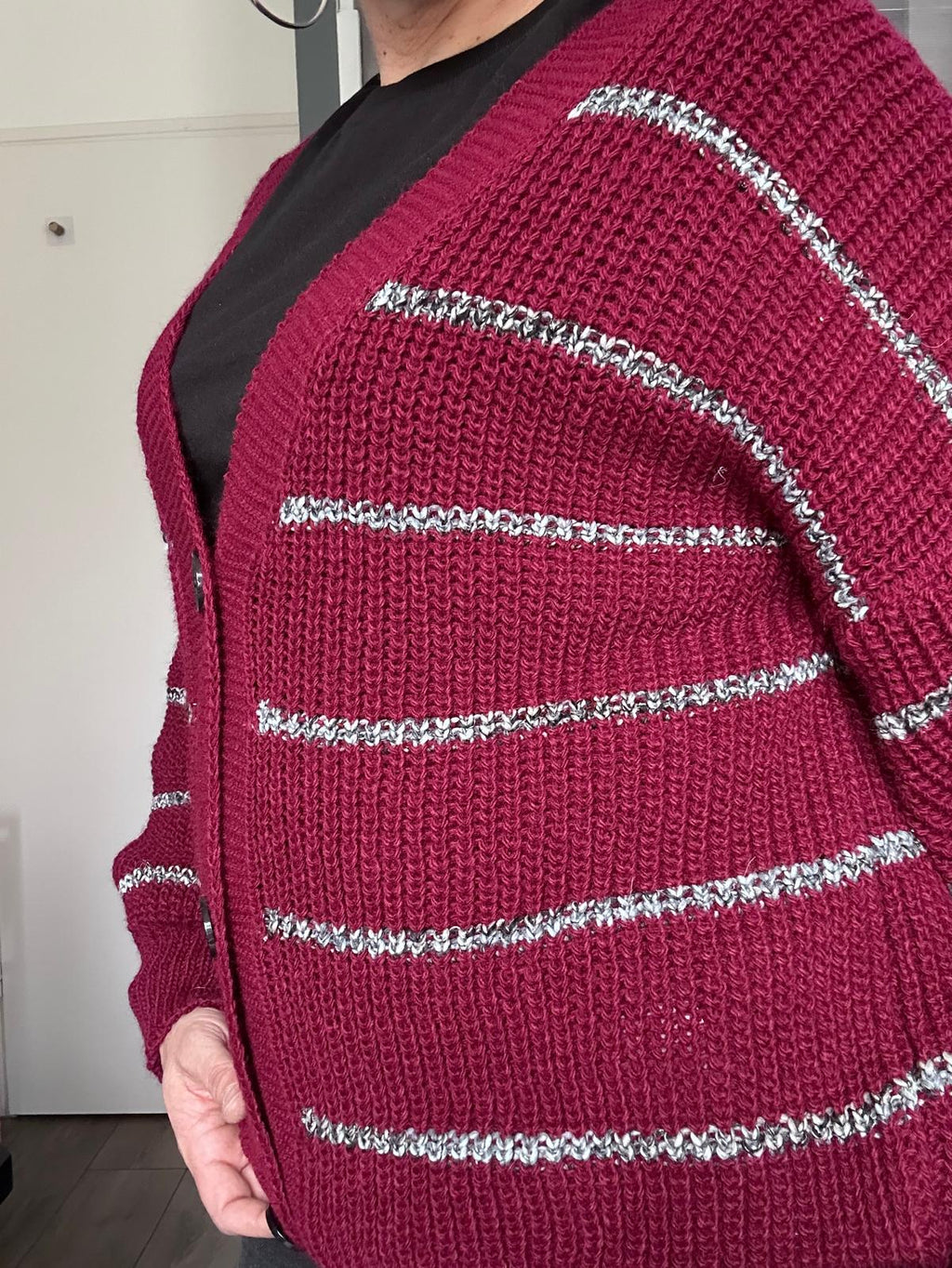 Gilet à rayures