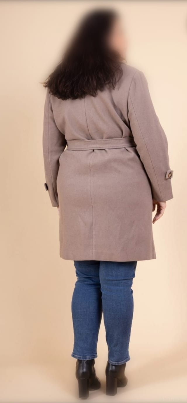 Trench chaud marron glacé